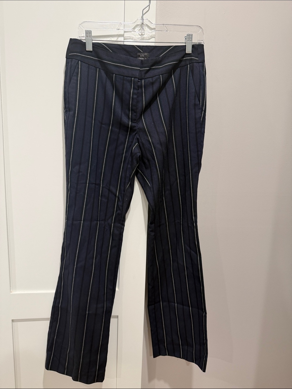 Women’s Navy Pinstripe Dress Pants